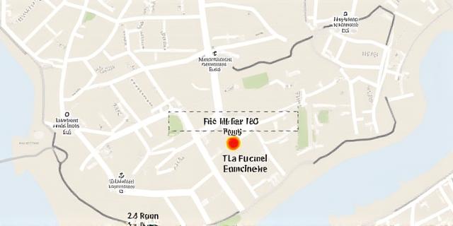 Mappa di Roma, quartiere Parioli, indicante la posizione de La Fucina del Bicchiere